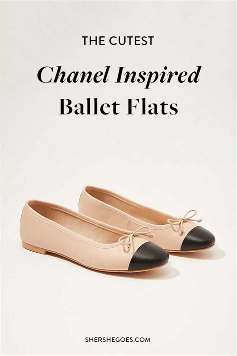 shoes chanel replica|chanel look alike flats.